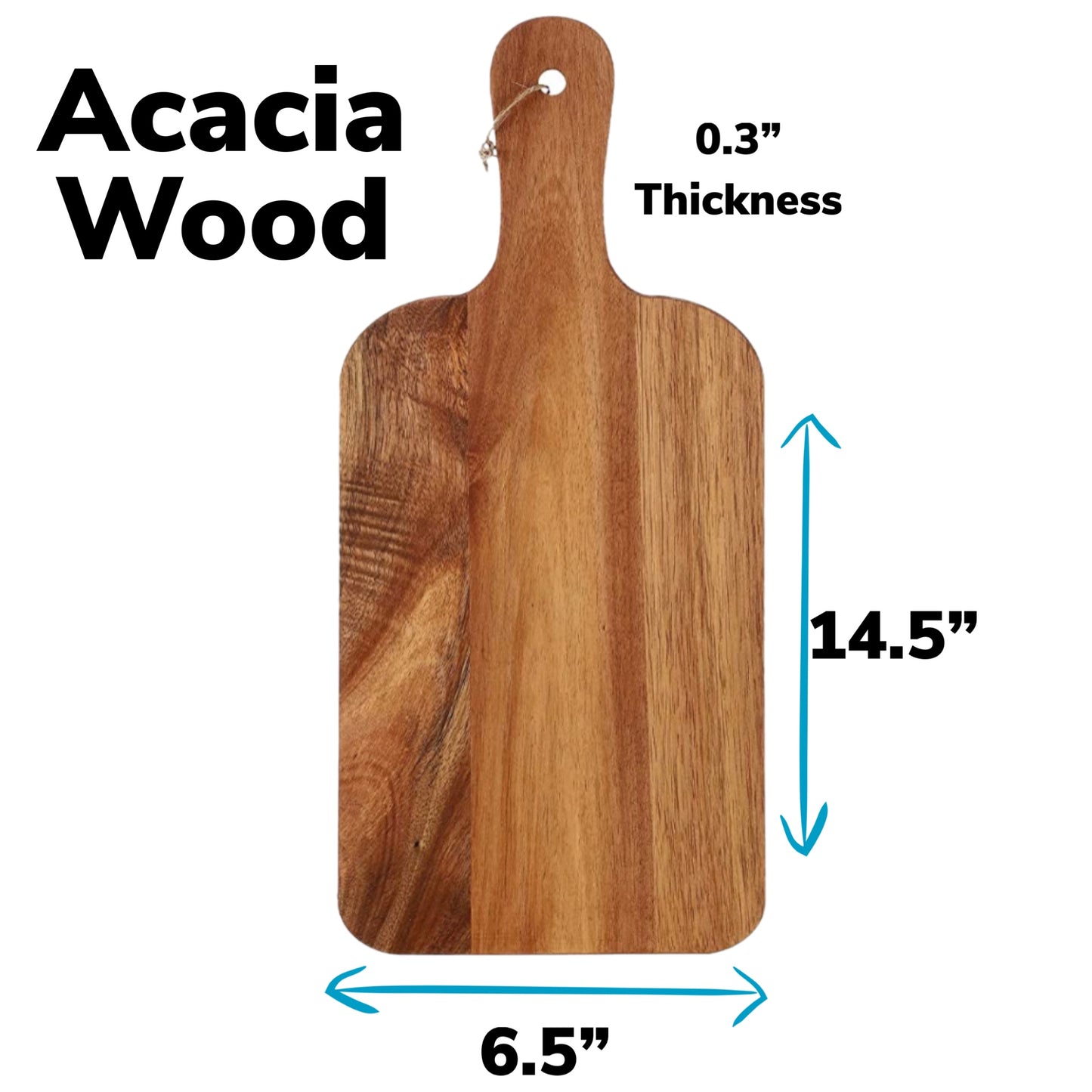 Personalized Acacia Charcuterie Board