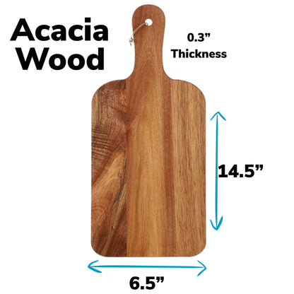 Personalized Acacia Charcuterie Board